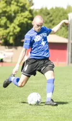 Liam Collins recorded two assists against Wisconsin.