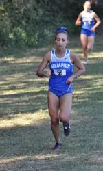 Louisa Lingley scored a top-10 finish in the season's first meet.
