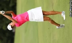 Sarah Mathews led the Lady Tigers in the second round of the Mason Rudolph Championship.