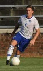 Lewis Ellis scored goals number two and three on the season in the win over Drake, Saturday.