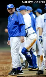Coach Daron Schoenrock enters his ninth season as the Tigers skipper on opening day Friday