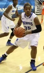 Nicole Dickson led Memphis with 14 points against SMU.