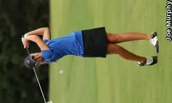 Ashleigh Whisenant is in 43rd place after shooting 79-76 in the first two rounds.