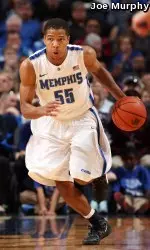 Geron Johnson knocked down a career-high five treys to lead Memphis with 19 points in a 60-52 win over SMU.