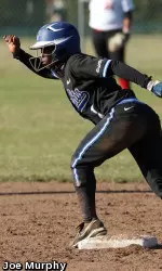 Junior outfielder Ijiah Hargrove went 2-for-2 in her first appearance of the season.