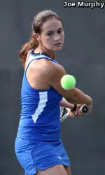 Courtney Collins moved into second all-time in career singles wins at Memphis by winning her 91st match of her career.