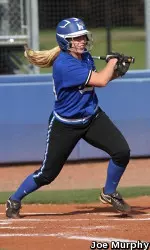 Morgan Mosby recorded one of Memphis' three hits in the Tigers' 1-0 loss to Marshall in 11 innings.