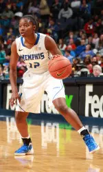 Ariel Hearn led Memphis with 17 points against Marshall.