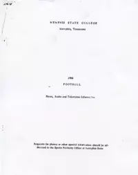 1956 Football Media Guide Cover