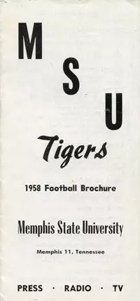 1958 Football Brochure Cover