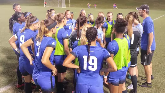 Soccer huddle