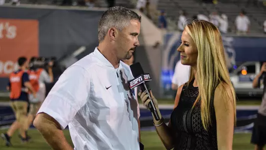 Coach Mike Norvell and ESPN