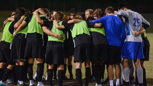Men's Soccer Huddle