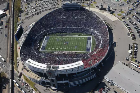 Liberty Bowl Home Sideline Overhead