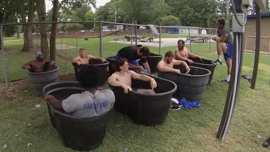 Football ice tubs