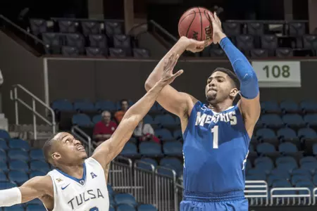 Dedric Lawson vs Tulsa AAC Tournament