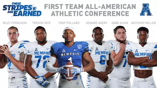 First-Team All-AAC 2017 FB