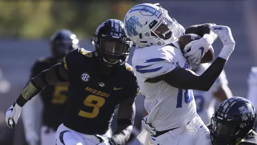 The Memphis Tigers take on the University of Missouri on Saturday, October 20, 2018 in Columbia, Missouri.