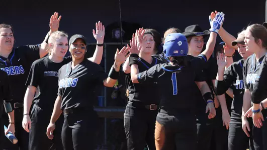 Softball Team High-Fives