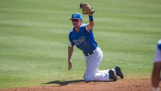 South Florida Bulls during a game against the Memphis Tigers on Sunday April 29, 2018 in Tampa, Florida.