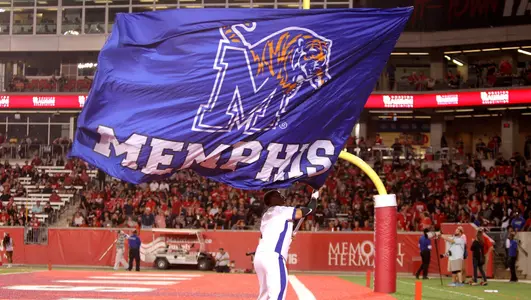 Memphis flag at Houston