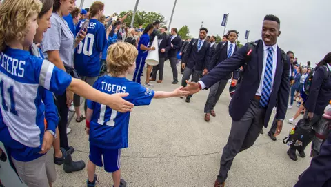 Patrick Taylor Jr Tiger Walk 9-22-18