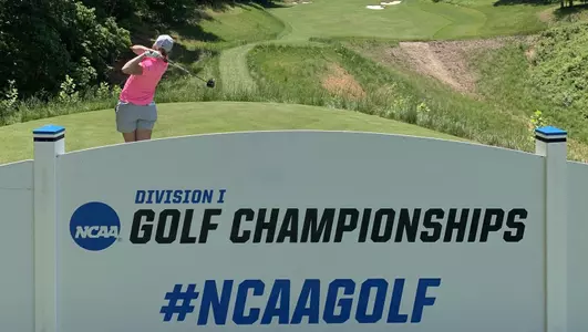 Michaela Fletcher at 2019 NCAA practice round