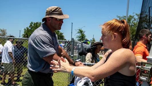 Samantha Lenton and Coach Rob