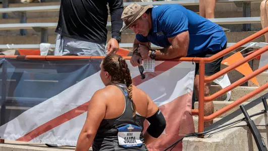 Coach Robinson and Mona Jaidi
