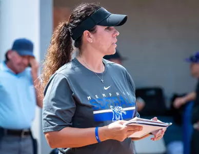 Natalie Poole at a softball game