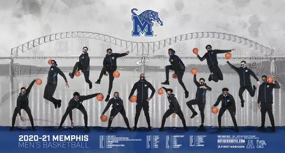Men's 2020-21 basketball poster