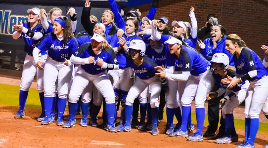 Softball celebration