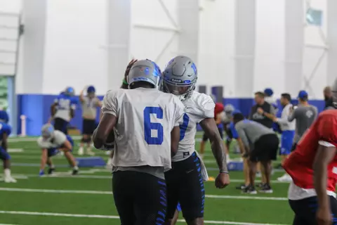 Kylan Grandberry and Kenny Gainwell