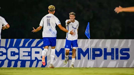 Forward Alberto Cruz (9) during the Memphis vs. Charlotte Menâ??s Soccer game on 10052022.