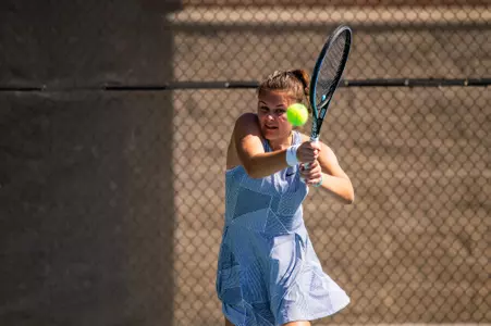 Emily Meyer during the Memphis vs. Tulane Tennis match on 04102022.
