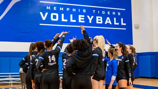 Team during the Memphis vs. Arkansas Pine Bluff volleyball match on 09162022.