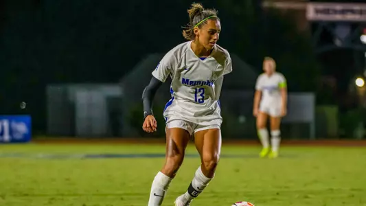 Forward Jocelyn Alonzo (13) during the Memphis vs. Houston Womenâ??s Soccer game on 09292022.