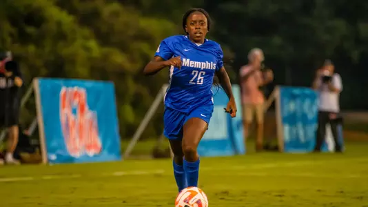 Forward Briana Henry (26) during the Memphis vs. Ole Miss Womenâ??s Soccer game on 08212022.