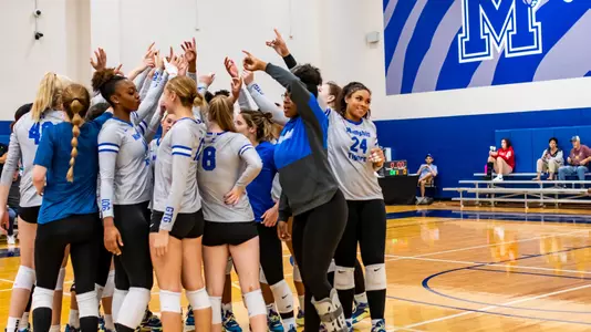 Team during the Memphis vs. Oakland volleyball match on 09092022.