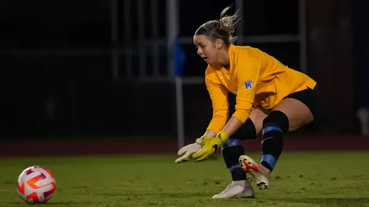 Goalkeeper Claire Wyville (22) during the Memphis vs. UCF Womenâ??s Soccer game on 09152022.