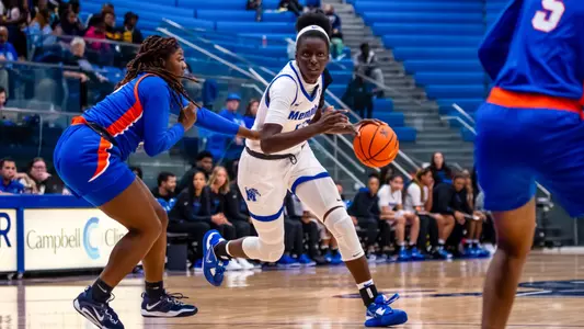 Forward Lanetta Williams (53) during the Memphis vs. Rust Womenâ??s Basketball game on 11012022.