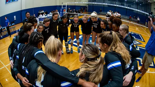 Team during the Memphis vs. Nicholls volleyball match on 08262022.