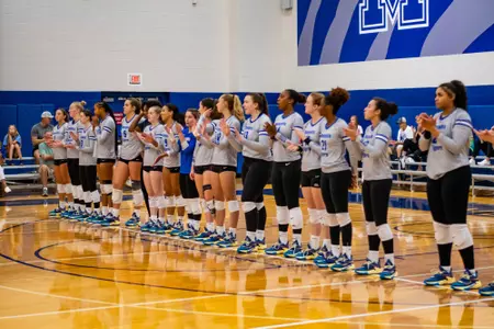 Team during the Memphis vs. Arkansas Little Rock volleyball match on 09172022.