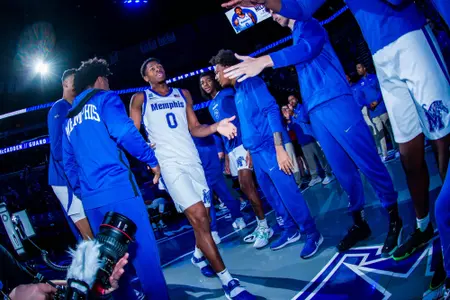 Guard Elijah McCadden (0) during the Memphis vs. Lane College Menâ??s Basketball game on 10302022.