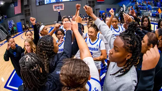 Team during the Memphis vs. Rust Womenâ??s Basketball game on 11012022.