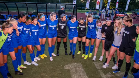 Team during the Memphis vs. Iowa State Womenâ??s Soccer game on 08252022.