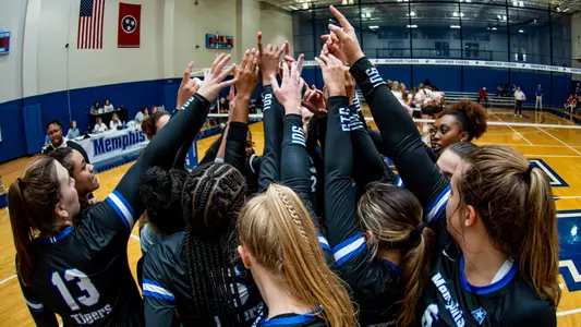 Team during the Memphis vs. Nicholls volleyball match on 08262022.