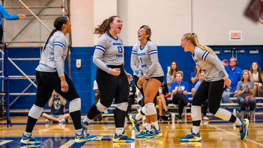 Team during the Memphis vs. Eastern Washington volleyball match on 08272022.