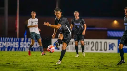 Defender Jackson Kim (15) during the Memphis vs. Green Bay Menâ??s Soccer game on 09102022.