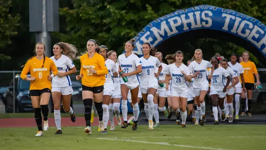 Team during the Memphis vs. UCF Womenâ??s Soccer game on 09152022.